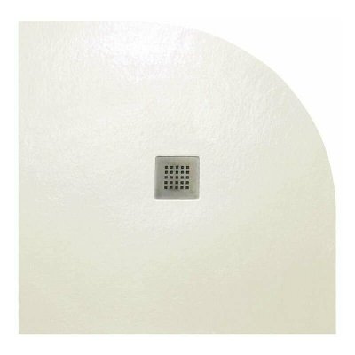SANYCCES Receveur de douche quart de cercle beige Strato - 90 x 90 cm