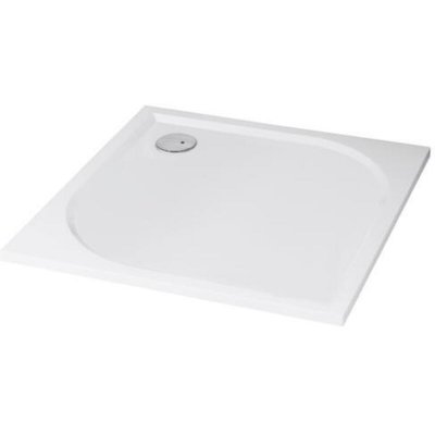 ONDEE Receveur HESTIA - Antid&eacute;rapant - 90x90cm - R&eacute;sine - Blanc - Extra-plat