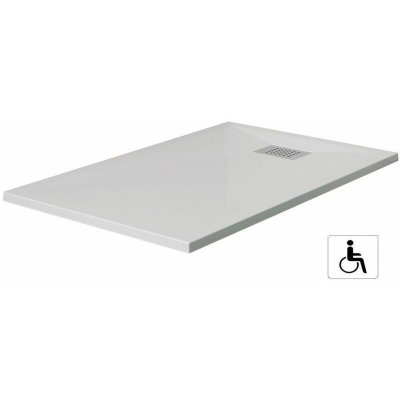 DBS BALNEO Receveur KINESURF Nouveau extra-plat antid&eacute;rapant - Rectangulaire - 120 x 90 cm - Blanc