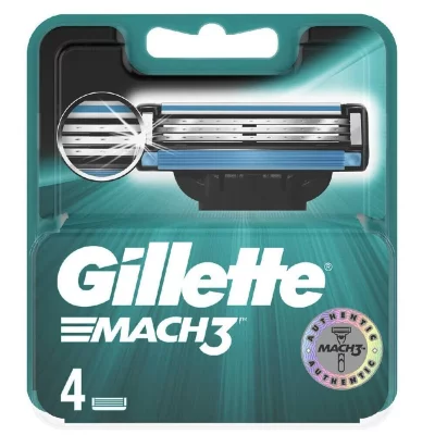 GILLETTE Rechanges pour lame de rasoir mach 3 