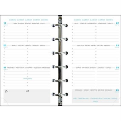 EXACOMPTA Recharge 2023 verticale Exatime 14 - 1 semaine sur 2 pages 