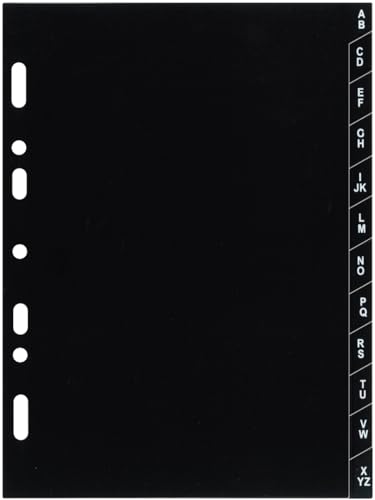EXACOMPTA Recharge agenda - Exatime 21- Index alphab&eacute;tique - 21 x 15,8 cm - 