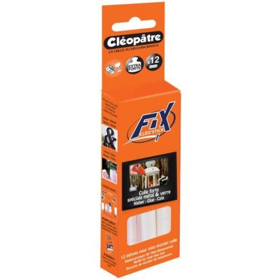 CLEOPATRE Recharge Colle Verre Extra Forte Pour Pistolet 56405 - Sachet De 12