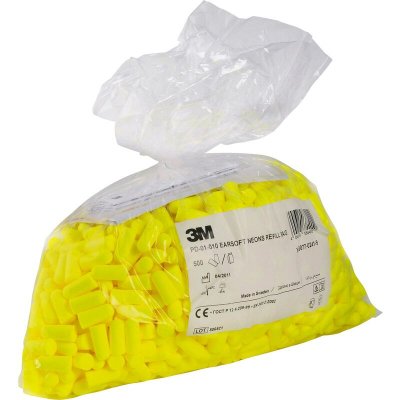 3M Recharge de bouchons d'oreilles &trade; E-A-Rsoft&trade; Yellow Neon PD-01-010