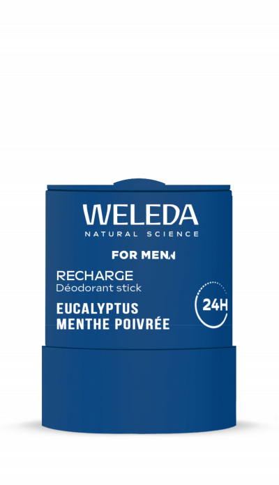 WELEDA Recharge D&eacute;odorant Stick For Men Eucalyptus Menthe Poivr&eacute;e - 
