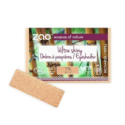 ZAO MAKEUP Recharge Ombre &agrave; paupi&egrave;res nacr&eacute;e rectangle 275 Orange Zao
