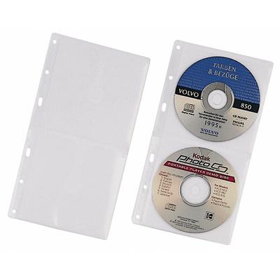 DURABLE Recharge pochette classement de 2 cd/dvd/70536 - Paquet de 5