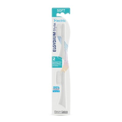 ELGYDIUM Recharge pour brosse &agrave; dents &eacute;lectrique Style Electric x1 
