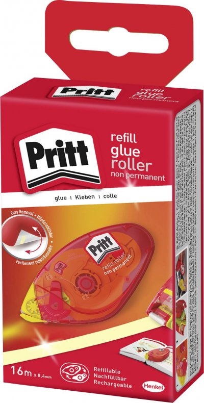 PRITT Recharge pour colle roller -  - Repositionnable - Jaune