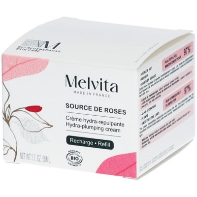 MELVITA Recharge Soin Visage Cr&egrave;me Hydratante Repulpant  - La Recharge De 50ml