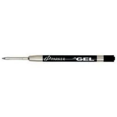 PARKER Recharge Stylo Gel Pointe Moyenne Noir - 