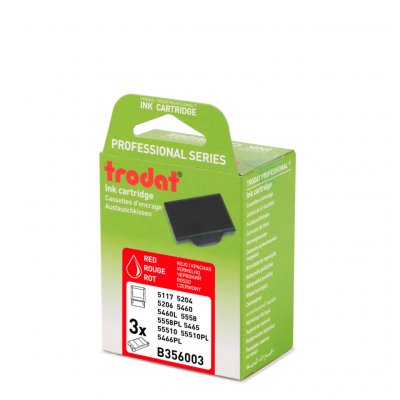 TRODAT Recharges Rouge Pour Tampons Et Dateurs Metalliques