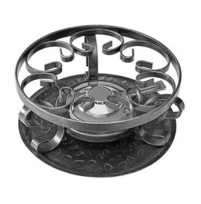 SCHWARZ R&eacute;chaud &agrave; fondue D : 23 cm - fer forg&eacute;