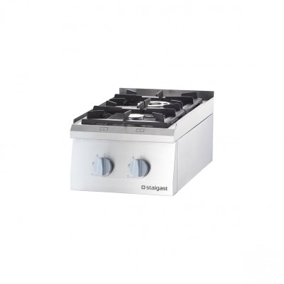 STALGAST R&eacute;chaud &agrave; Gaz &agrave; Poser 2 Br&ucirc;leurs 8.5 kW (3.5 + 5) G20 ou G30