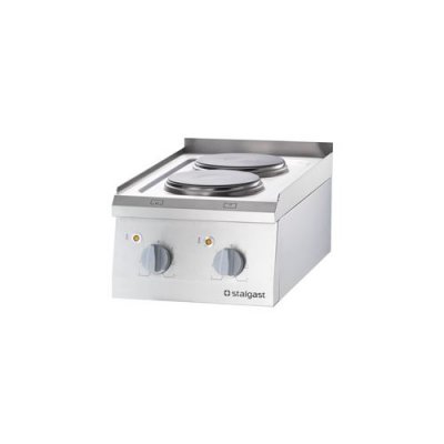  R&eacute;chaud Electrique 2 Plaques &agrave; Poser 5.2 kW - - - Acier inoxydable x700x250mm