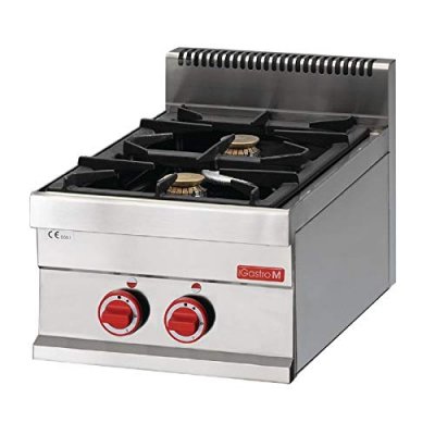 GASTRO M R&eacute;chaud Gaz Professionnel &agrave; poser - 2 br&ucirc;leurs -  - x650xmm