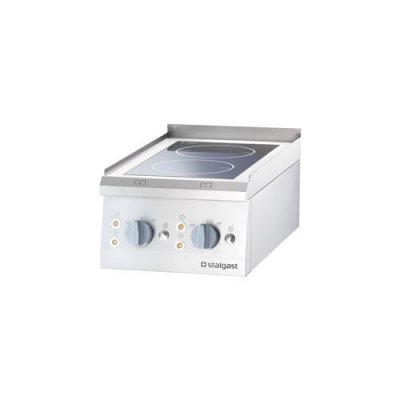  R&eacute;chaud Vitroc&eacute;ramique 2 Zones &agrave; Poser 5 kW - Stalgast