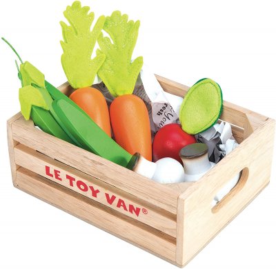 LE TOY VAN R&eacute;colte de L&eacute;gumes  Pour cuisine pour enfants