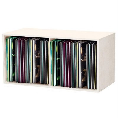 GLORIOUS DJ RECORD BOX 230 WHITE - Casier Rangement 230 Vinyles