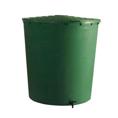 BELLI R&eacute;cup&eacute;rateur &agrave; eau rond - Vert - 200L 