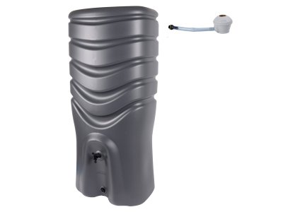 EDA R&eacute;cup&eacute;rateur d'eau 350 L GRIS ANTHRACITE