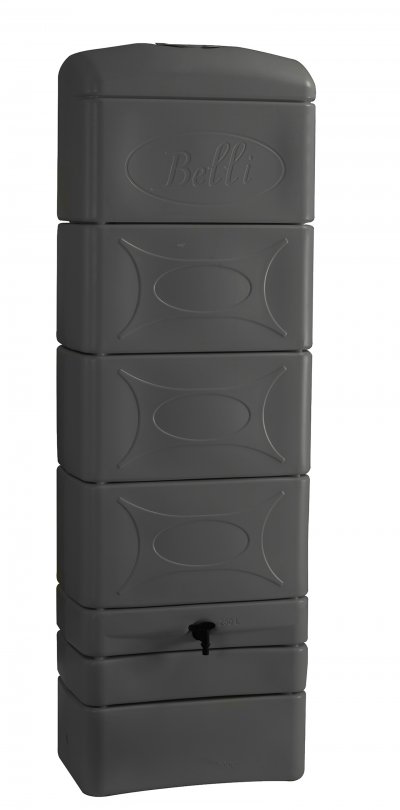 BELLI R&eacute;cup&eacute;rateur d'eau de pluie mural JARDIN D&eacute;co anthracite 300 L