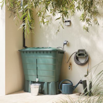 GRAF R&eacute;cup&eacute;rateur d'eau Garantia rectangulaire vert 520L