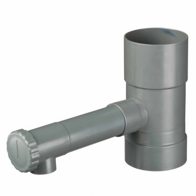 NATURE R&eacute;cup&eacute;rateur d'eau pour descente de goutti&egrave;re - H17,5 x &Oslash;8,5 cm