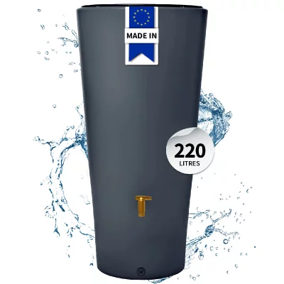 GARANTIA R&eacute;cup&eacute;rateur d'eau Vaso 2-en-1 - Graphite - 220L 