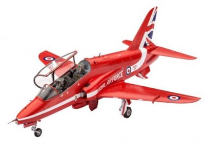 REVELL MODEL SET Red arrow ba hawk t.1 (aircraft) revell 1:72 level 3 model set