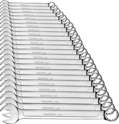 GEDORE Red R09105024 Jeu de cl&eacute;s &agrave; fourche - 24 pcs - 6-32mm - 