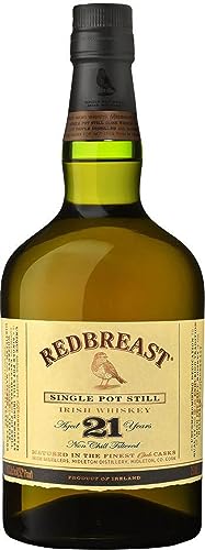 REDBREAST  21 Years Old Single Pot Still Irish Whiskey 46% Vol. 0,7l in Holzkiste