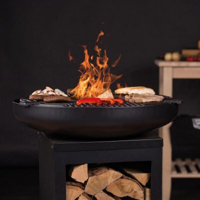 BBGRILL RedFire Gril &agrave; plancha d'ext&eacute;rieur Matanzas Acier Noir mat
