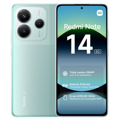 XIAOMI Redmi Note 14 5G 8/256 Coral Green