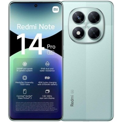 XIAOMI Redmi Note 14 Pro 5G Vert 12 GO + 512 GO 