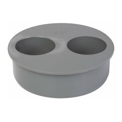 GIRPI R&eacute;duction PVC -  - FF &Oslash; 125 - 50 - 32 mm - Double embo&icirc;ture
