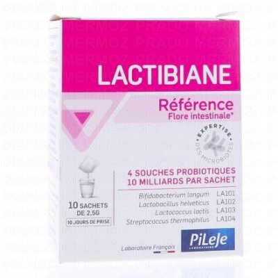 PILEJE Reference 10x2,5g Lactibiane Microbiotiques 