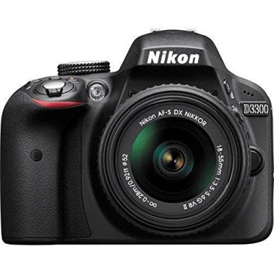 NIKON Reflex D3300 Noir + Objectif AF-S DX 18-55 mm VR II + Zoom AF-S DX 55-200 mm VR