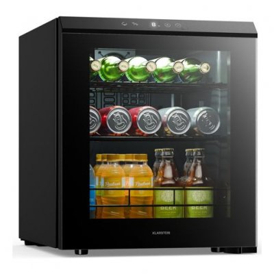 KLARSTEIN R&eacute;frig&eacute;rateur &agrave; boissons Bevora 46 L 43x51x48 cm Classe E Noir