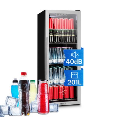 KLARSTEIN R&eacute;frig&eacute;rateur &agrave; boissons  Beersafe 5XL 201L Verre & inox