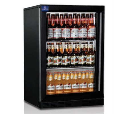  R&eacute;frig&eacute;rateur Bar Avec 1 Porte Battante En Verre, 128 Litres, +1&deg;/+10&deg;C - Mastro