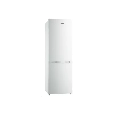 FRIGELUX R&eacute;frig&eacute;rateur combin&eacute; 304L net - Classe E - Cong&eacute;lateur, 3 clayettes verre, Blanc RC310BE