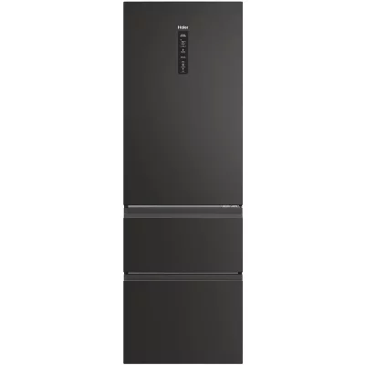 HAIER R&eacute;frig&eacute;rateur combin&eacute;  HTW5618DNPT 3D 60 Series 5 360 L Noir Inox fonc&eacute;
