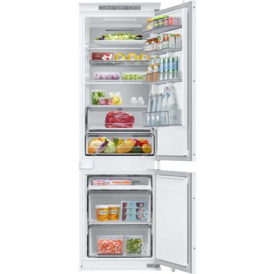 SAMSUNG R&eacute;frig&eacute;rateur combin&eacute; int&eacute;grable &agrave; glissi&egrave;res 267l BRB80F26CES0