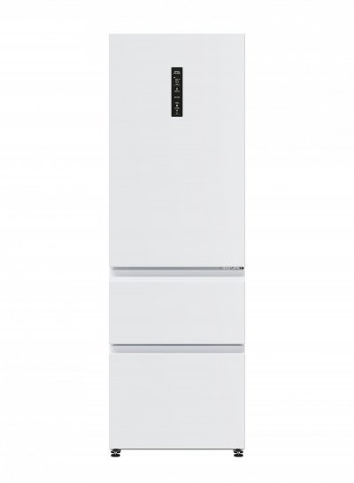 HAIER R&eacute;frig&eacute;rateur combin&eacute; sans cong&eacute;lation  HTW5618ENPW HAUTEUR 185 CM LARGEUR 59,5 CM BLANC