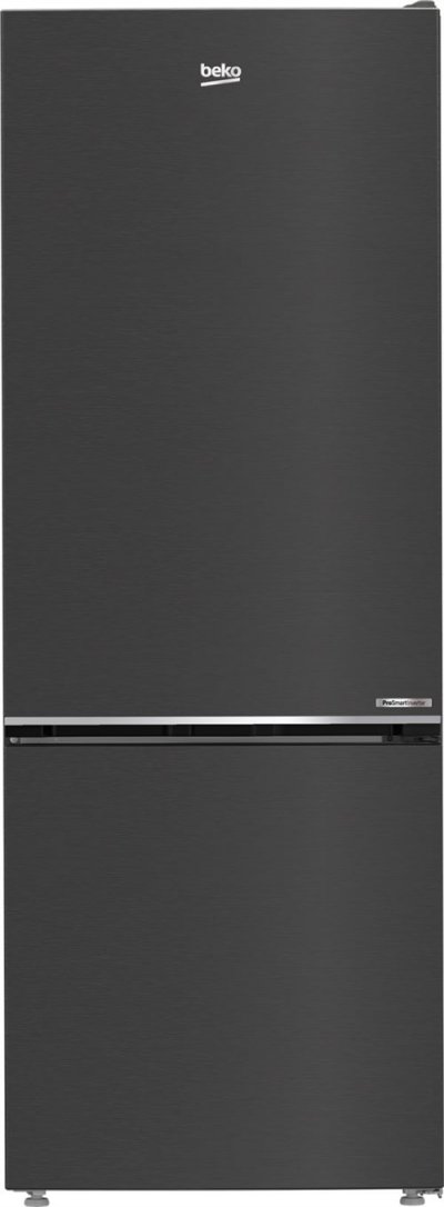 BEKO R&eacute;frig&eacute;rateur cong&eacute;lateur en bas  S&eacute;ries bPRO 500 B5RCNE565HXBR 490 L Noir Carbone 