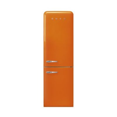SMEG R&eacute;frig&eacute;rateur cong&eacute;lateur en bas  FAB32ROR6 Orange