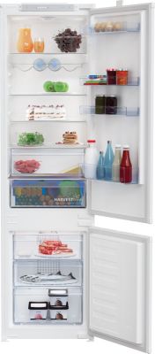 BEKO R&eacute;frig&eacute;rateur cong&eacute;lateur encastrable BCHA306E4SN, 289 L, semi No Frost, Niche 194 cm
