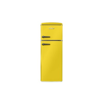 LINARIE R&eacute;frig&eacute;rateur cong&eacute;lateur retro Arzy LJDD206LEMON 206 Litres Lemon 