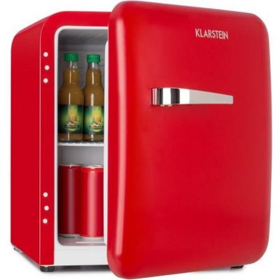 KLARSTEIN R&eacute;frig&eacute;rateur r&eacute;tro Audrey Mini 48l 2 &eacute;tages
